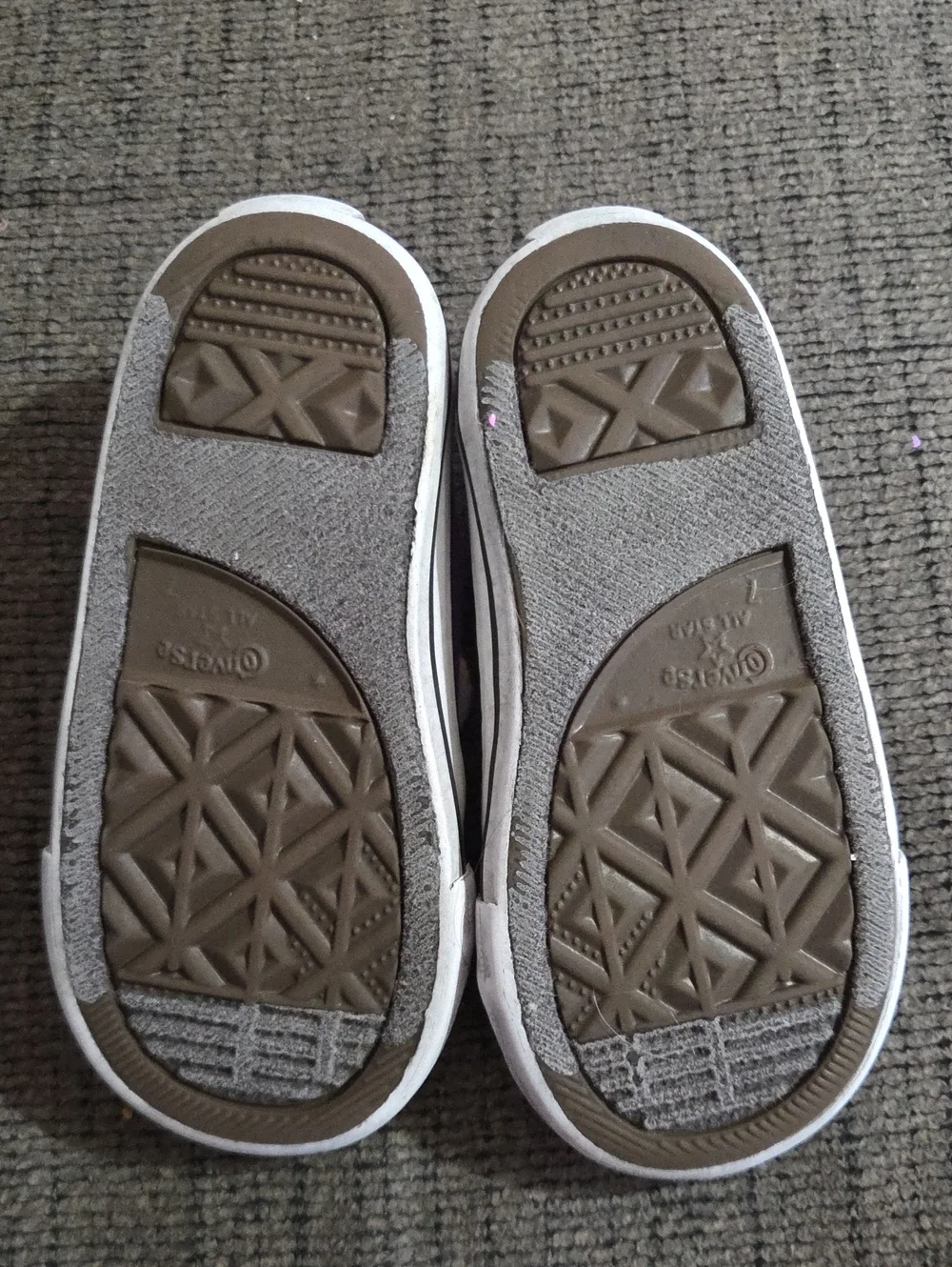 Girls Purple Converse Shoes
